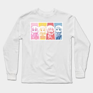 Bocchi the Rock Kessoku Band chibi girls Long Sleeve T-Shirt